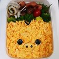 めいめい☆☆☆'s cooksnap of when they made 簡単キャラ弁♪詰めるだけでキイロイトリ*.