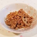 Richland☆Y's cooksnap of when they made ハスとひき肉の炒め煮♪.