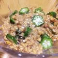 しおみとまと's cooksnap of when they made オクラ納豆の最強ねばねば♪(低糖質).