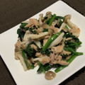 mii225's cooksnap of when they made ほうれん草としめじの梅肉ツナ和え.