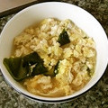 White_Bear's cooksnap of when they made 簡単！わかめと卵のお味噌汁.