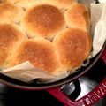Tsubame117's cooksnap of when they made クリームチーズdeふんわりちぎりパン★*.