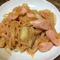 め目め's cooksnap of when they made かんたん！ワンパン！なぽりたん。.