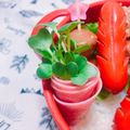 natu38's cooksnap of when they made ハムとカイワレの森.