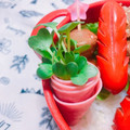 natu38's cooksnap of when they made ハムとカイワレの森.