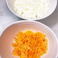 なーなちゃん's cooksnap of when they made ゆで卵で　フワフワ✿花ミモザ✿.