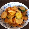 サプリ☆'s cooksnap of when they made ズッキーニとじゃがいものケチャップ炒め.