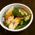 yukko2810's cooksnap of when they made オクラとちくわの梅和え.