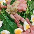 じにーのキッチン's cooksnap of when they made 生ほうれん草とカリカリベーコンのサラダ.