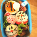 cococham☆'s cooksnap of when they made 【簡単】キャラ弁 おかず 花ハム②.