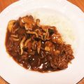 イゾー's cooksnap of when they made フライパンで簡単♪濃厚ビーフストロガノフ.