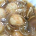 noriko_hatta's cooksnap of when they made 冷凍たこやきで！たこやきすぅぷ.