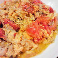 yu____ka's cooksnap of when they made 豚肉のトマたま炒め.