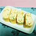 まぶたん's cooksnap of when they made ダイエット◇玉子焼きお弁当に絶品ネギたま.