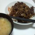 きときと☆'s cooksnap of when they made 甘辛牛肉が合う！キムチ丼.