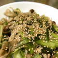 みかどんです's cooksnap of when they made 小松菜とジャコとキノコの炒め煮.
