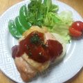 tintte2000's cooksnap of when they made 肉汁じゅわ♡鶏のマッシュポテトステーキ.