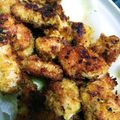 ゆきみだいふく732's cooksnap of when they made 揉んで焼くだけ♡ササミカレマヨパン粉焼.