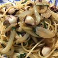mantacarp's cooksnap of when they made タコの和風パスタ.