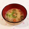 Richland☆Y's cooksnap of when they made なめことわかめのみそ汁.