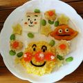 ねこ。！'s cooksnap of when they made 娘の一歳の誕生日プレートに♡.