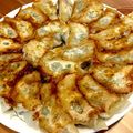 ☆ドーラママ☆'s cooksnap of when they made 菜の花ギョウザ.