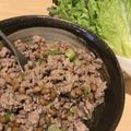 すのゆ's cooksnap of when they made サニーレタスの豚そぼろ納豆包み.