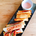 mikko6's cooksnap of when they made 長芋春巻き☆～明太マヨソース～☆.