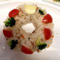 さくらからあげ's cooksnap of when they made クリスマスに♪リースピラフ.