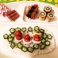 ぷゆら☆'s cooksnap of when they made ポークビッツ★ウィンナーでこいのぼり♪.