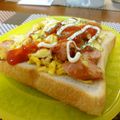 あやはる❤'s cooksnap of when they made ☆ウインナー&エッグトースト☆.