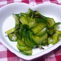 minarin's cooksnap of when they made きゅうり♥♡塩昆布.