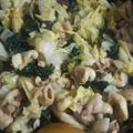 もりのりころ's cooksnap of when they made 油不使用の甘酢鶏皮と野菜炒め.