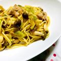 ☆★ひよこ★☆'s cooksnap of when they made 鶏とネギの和風味噌パスタ♪.