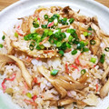 ⭐とっくん⭐'s cooksnap of when they made ♡ 舞茸と桜えびのバター醤油混ぜご飯♡.