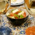 ♪ごんた's cooksnap of when they made トマトとキュウリとチーズのサラダ♪.