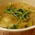 ♪ごんた's cooksnap of when they made 水餃子入り春雨スープ.