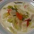 くしんぼう丸's cooksnap of when they made 簡単！白菜のミルクスープ。.