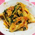 ☆★あんず姫★☆'s cooksnap of when they made 水菜とちくわの洋風きんぴら.
