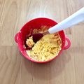 cherubin's cooksnap of when they made 赤ちゃんの野菜たっぷりオムレツ.