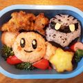 日真莉's cooksnap of when they made 星のカービィ＊メタナイト＊キャラ弁.