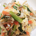 yoyu☆'s cooksnap of when they made 簡単ほうれん草卵中華だしの素の野菜炒め♪.