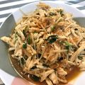 かなりあ's cooksnap of when they made えのきと鳥ささみのピリ辛和風炒め.