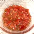 ♪momo♪'s cooksnap of when they made トマトとバジルで♪　ブルスケッタ♪.