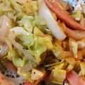 のぶ代's cooksnap of when they made ハムとキャベツのアンチョビソース炒め.