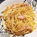 くりーむ007's cooksnap of when they made 初心者でも簡単☆ツナの和風スパゲティ.