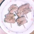 ユッキー1119's cooksnap of when they made おでんの具にネギの肉巻き.