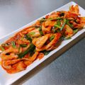 sAix59's cooksnap of when they made 【農家のレシピ】ニラとちくわのキムチ炒め.
