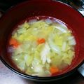 ま～にゃんず's cooksnap of when they made 胸肉肉とキャベツの中華スープ♪.