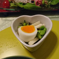 まいつか's cooksnap of when they made 簡単☆長いも枝豆の温玉おかず.